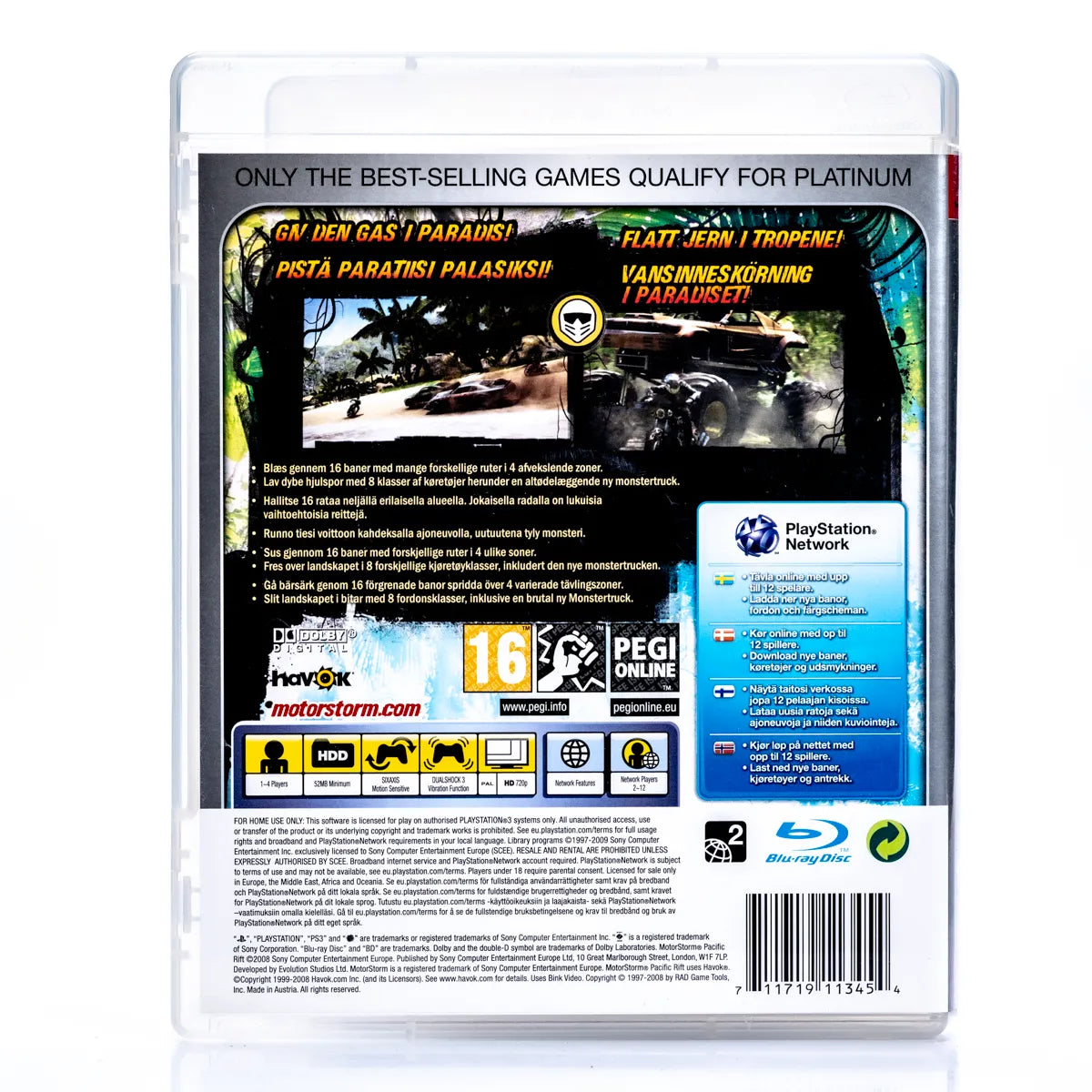 MotorStorm: Pacific Rift - PS3 spill - Retrospillkongen