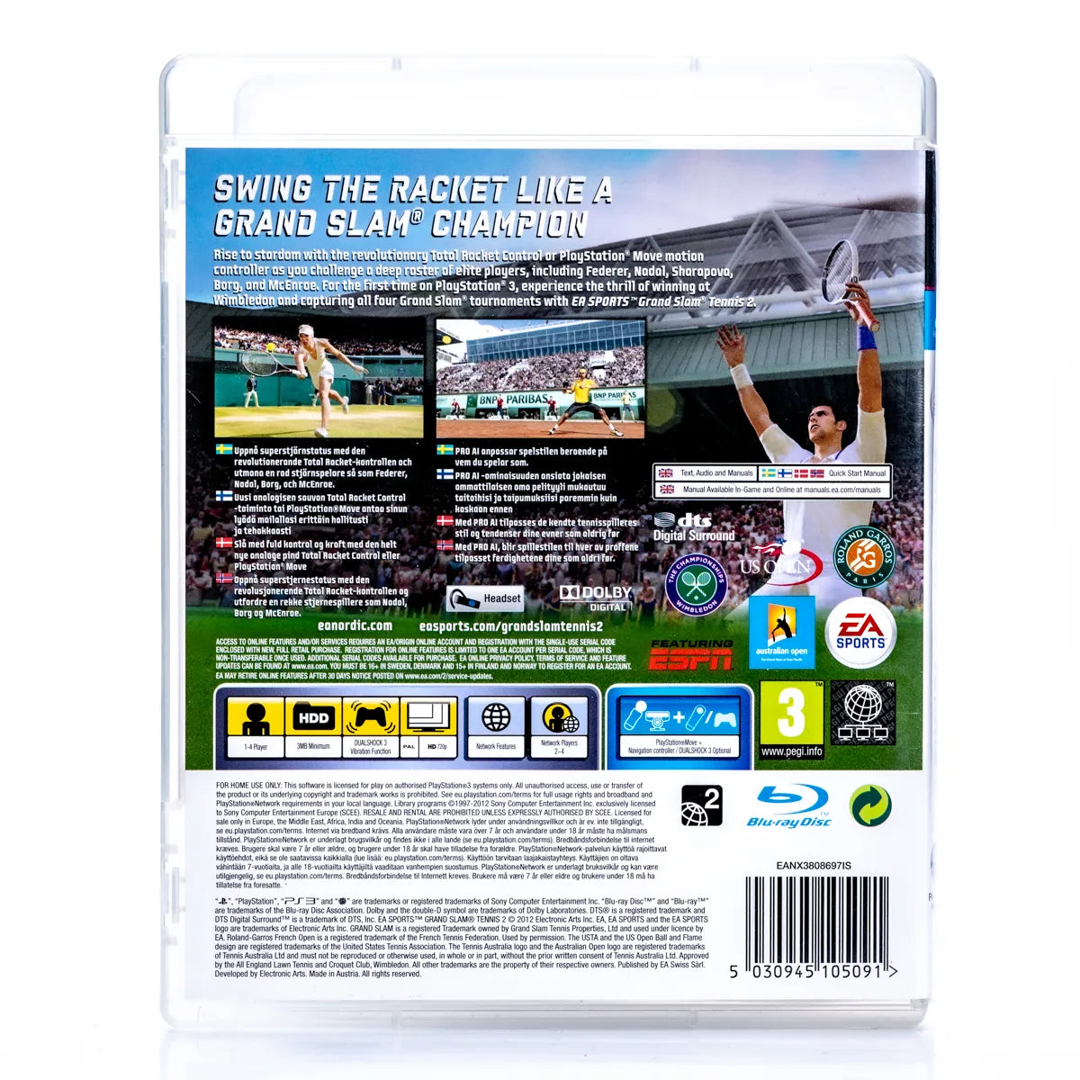 Grand Slam Tennis 2 - PS3 Spill - Retrospillkongen