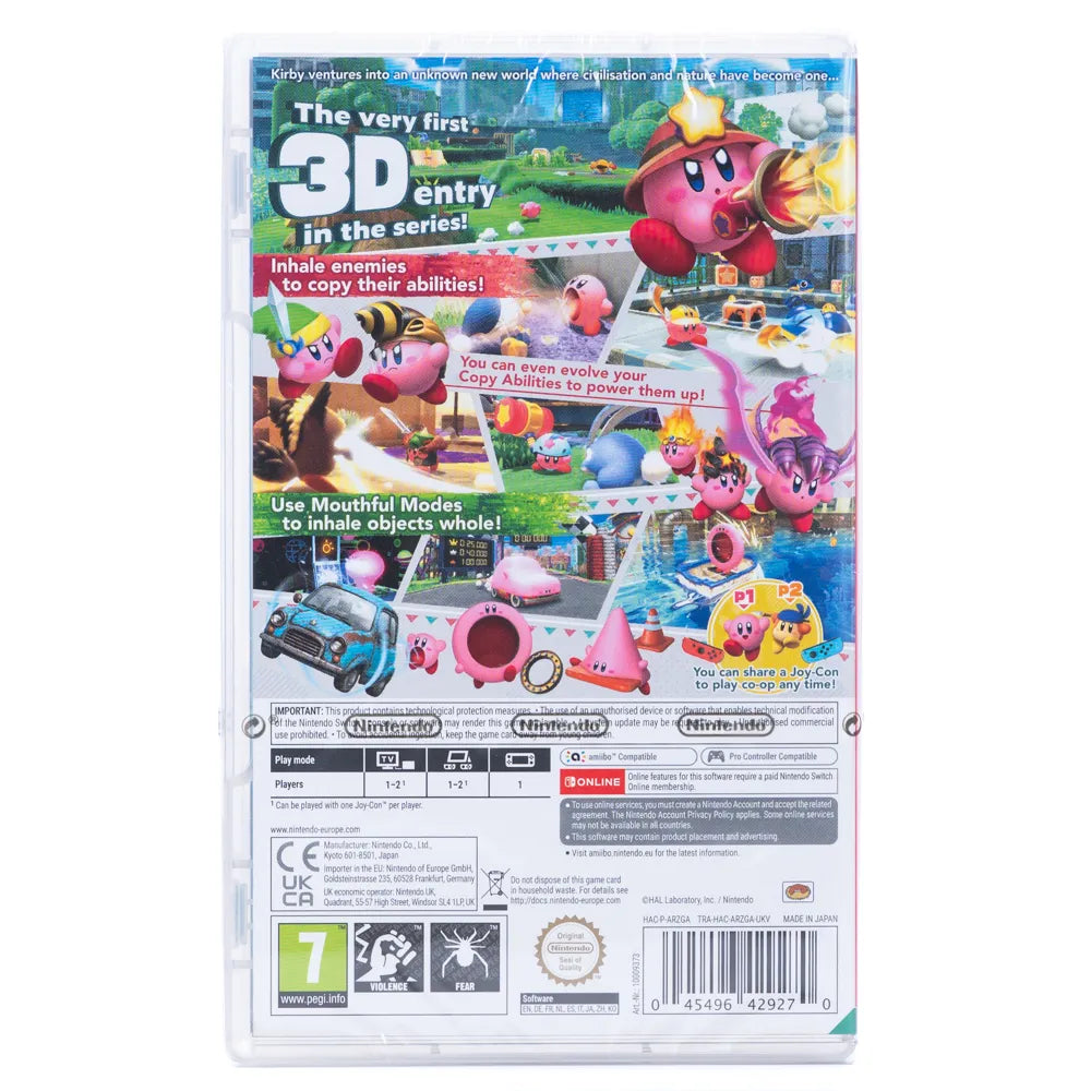 Kirby and the Forgotten Land - Switch spill (Forseglet) - Retrospillkongen
