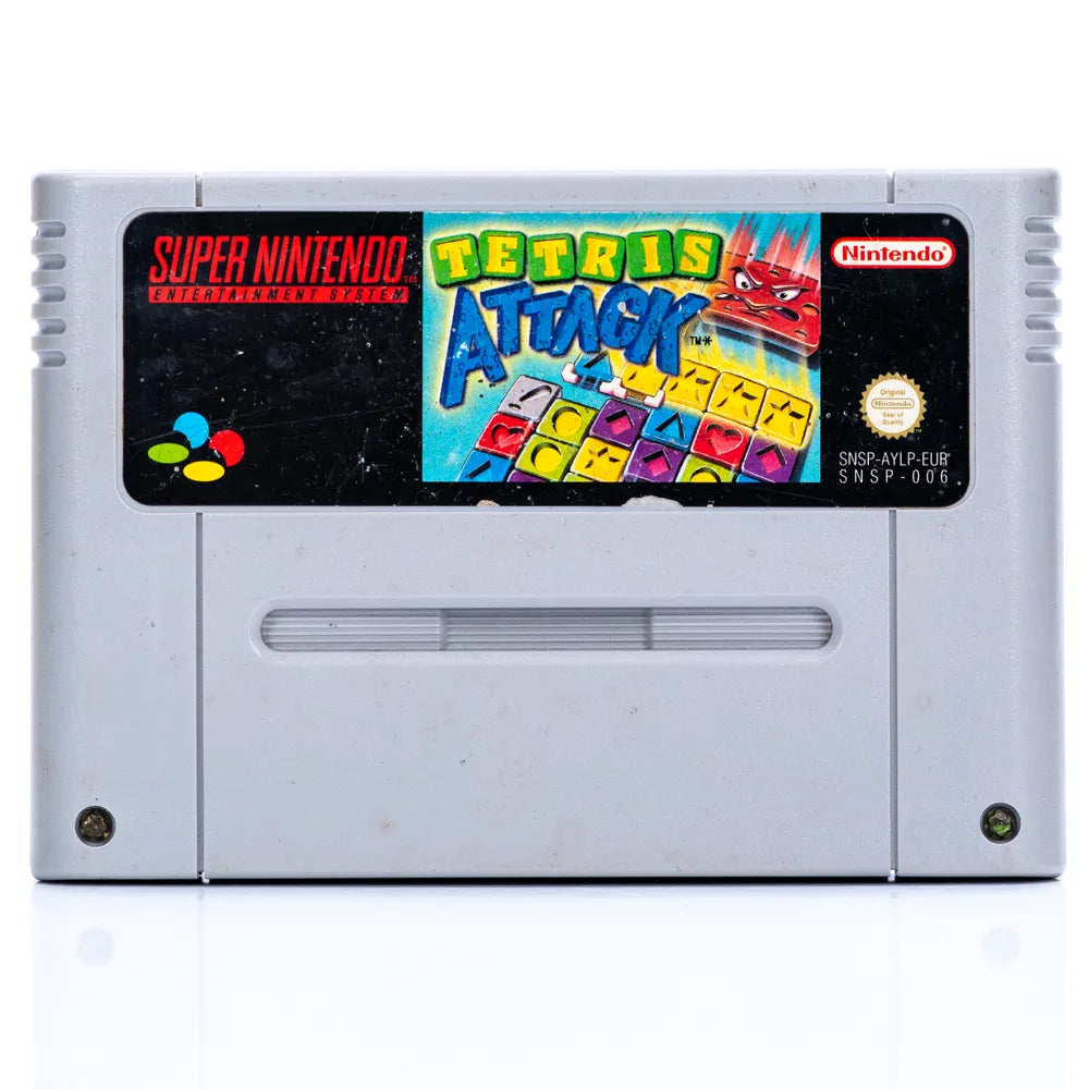 Tetris Attack - SNES spill - Retrospillkongen