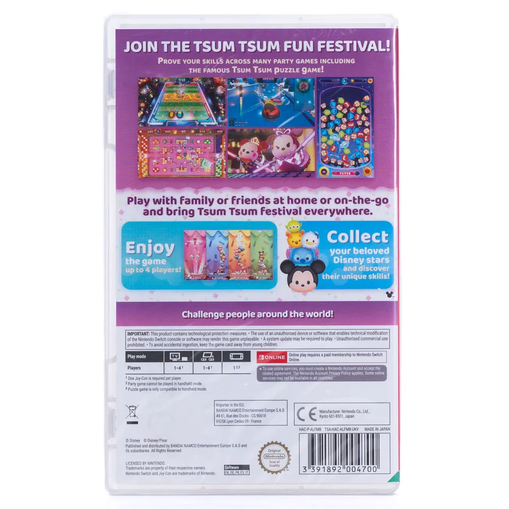 Disney Tsum Tsum Festival - Switch spill (Forseglet) - Retrospillkongen