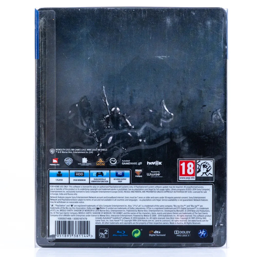 Middle-earth: Shadow of Mordor - PS4 Spill (Steelbook) - Retrospillkongen