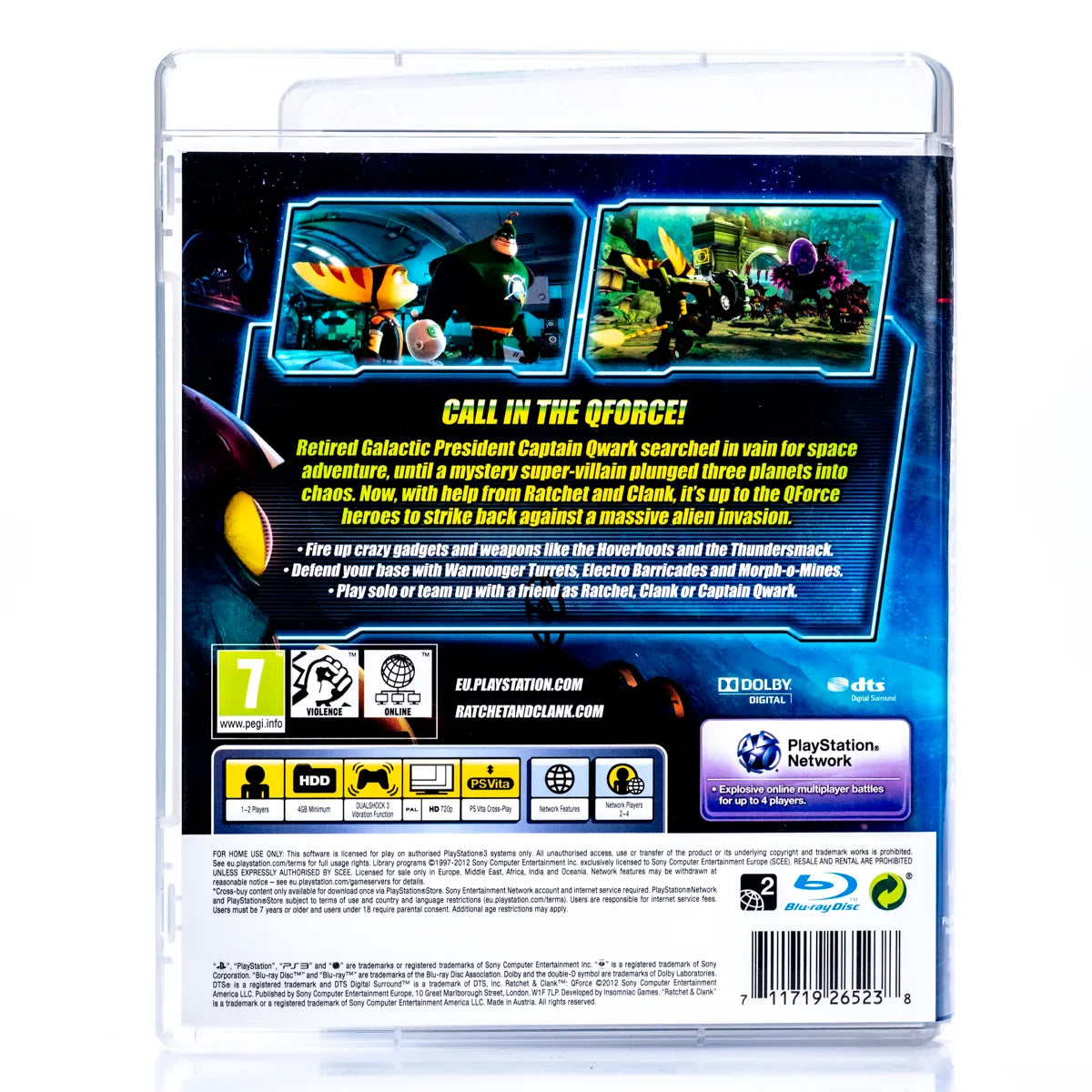 Ratchet & Clank Qforce - PS3 spill - Retrospillkongen