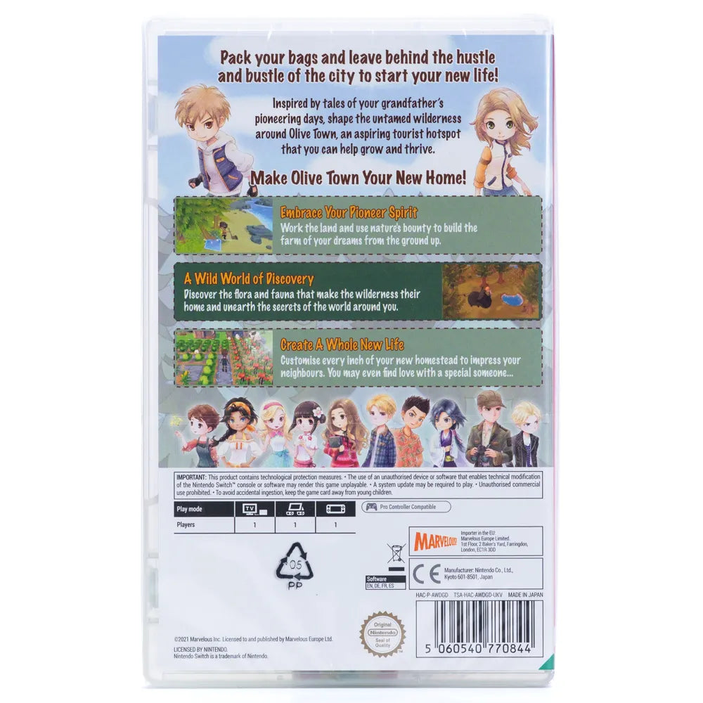 Story of Seasons: Pioneers of Olive Town - Switch spill (Forseglet)