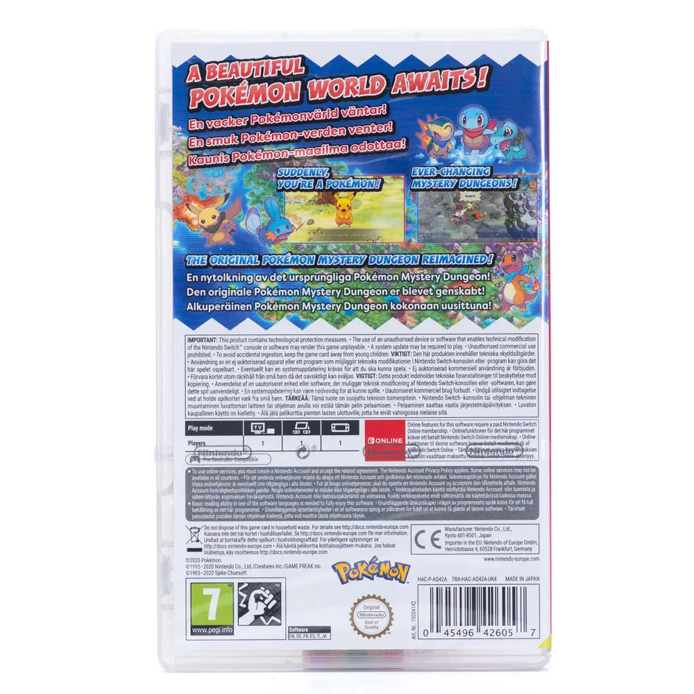 Pokémon Mystery Dungeon: Rescue Team DX - Switch spill (Forseglet)