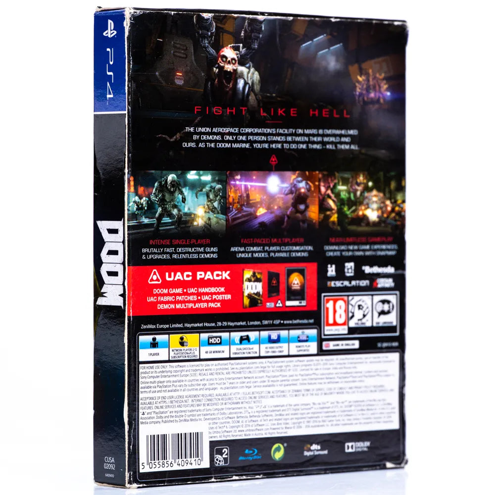 Doom UAC Pack - PS4 spill - Retrospillkongen