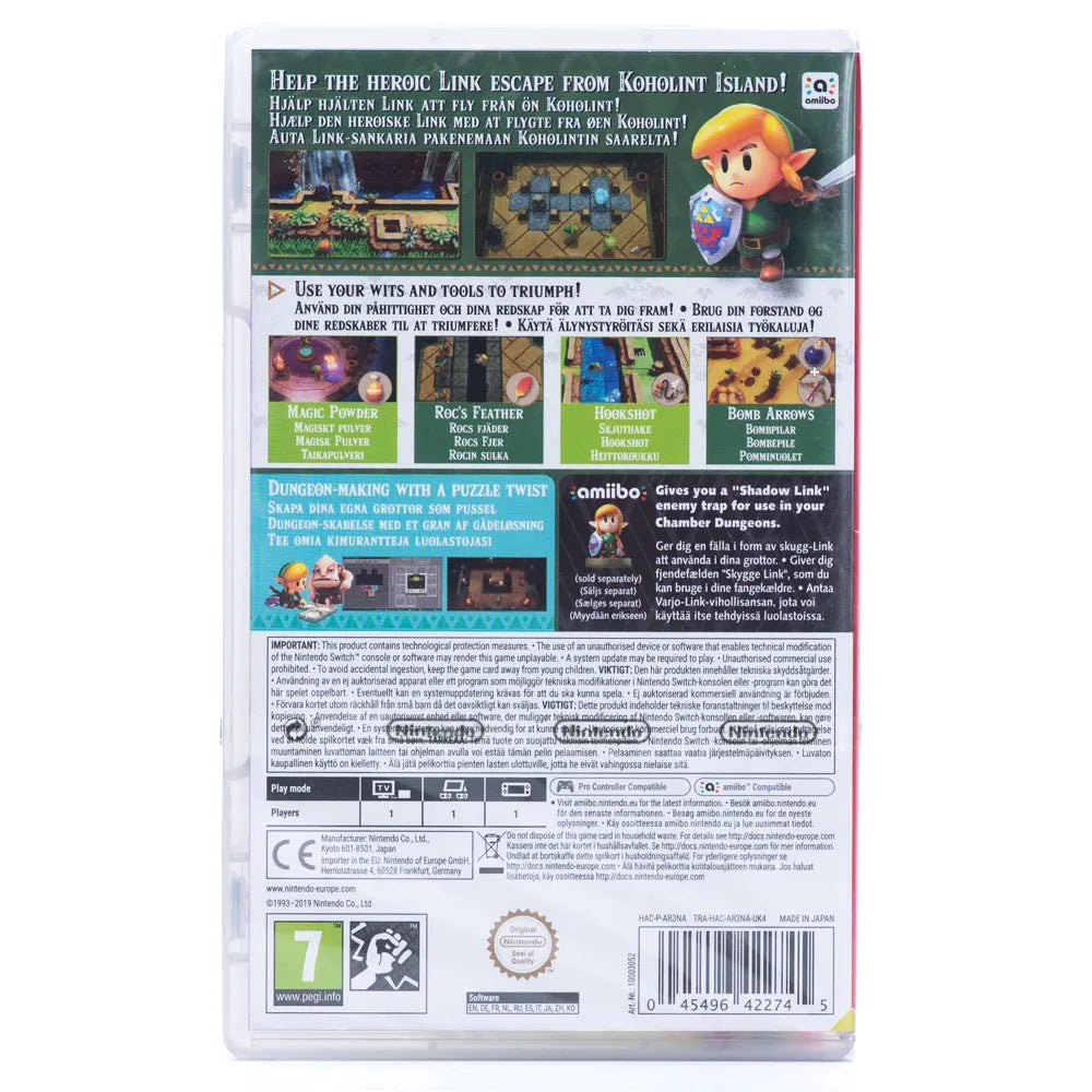 The Legend of Zelda: Link’s Awakening - Switch spill (Forseglet)