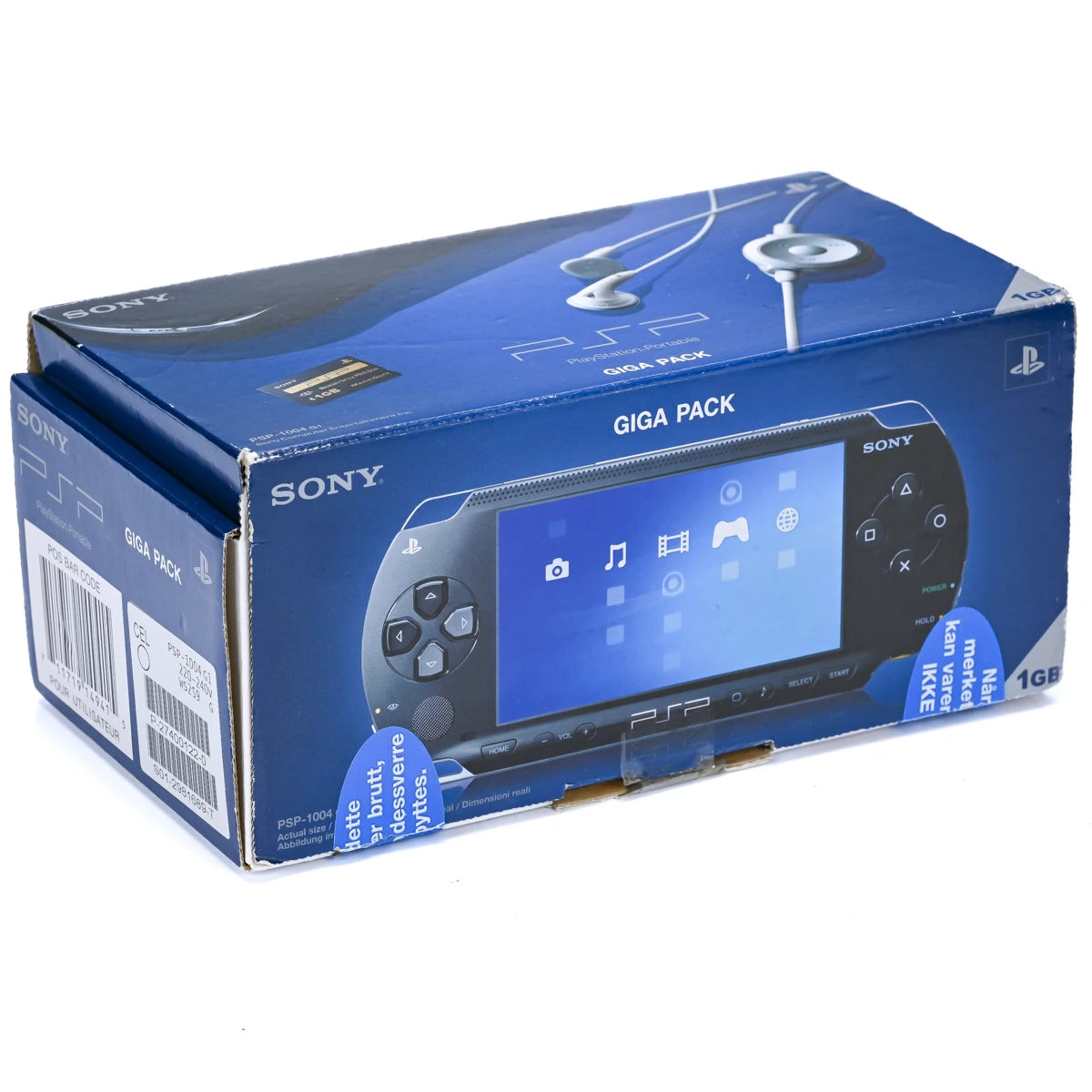Sony PSP 1000 Giga Pack i original eske - Retrospillkongen