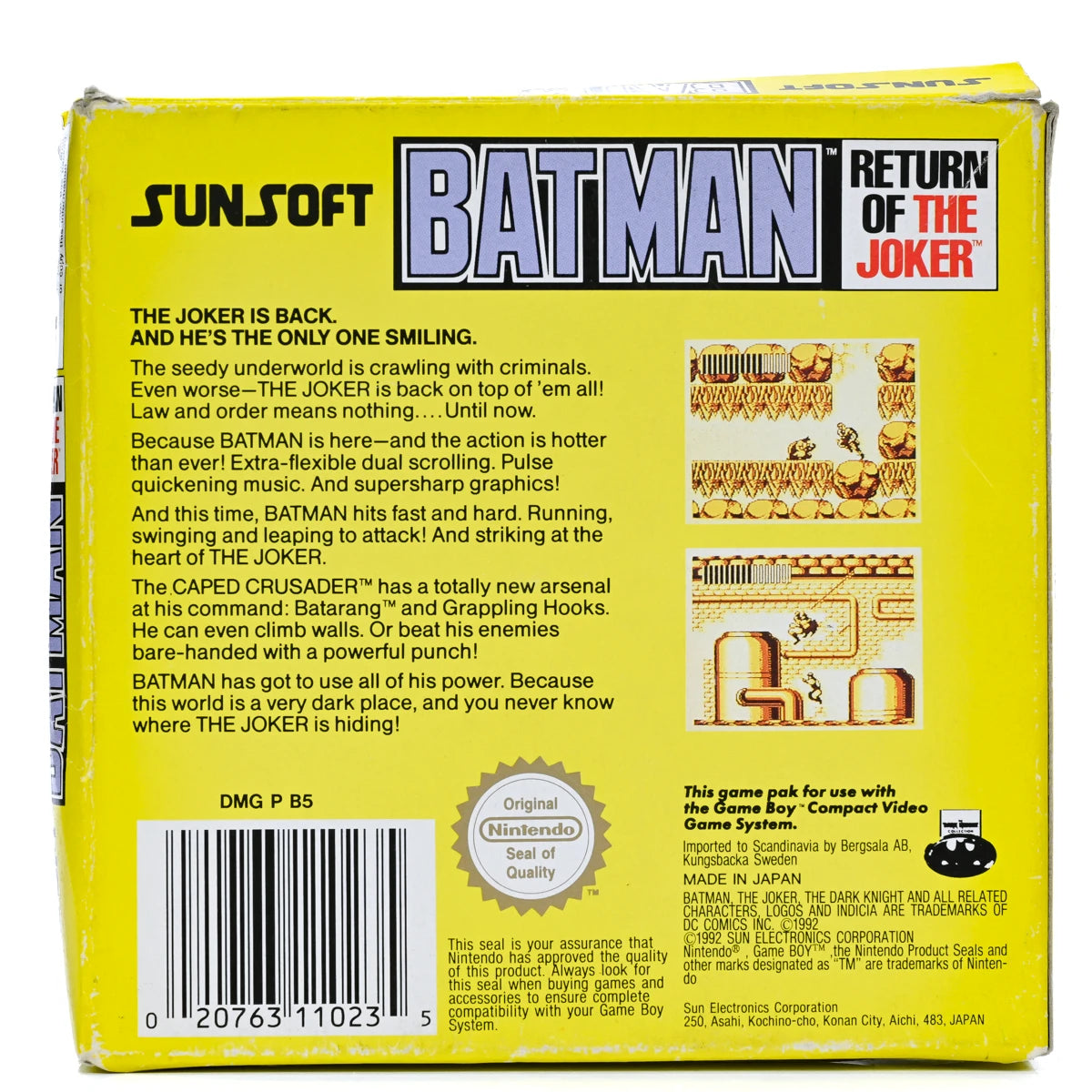 Batman: Return of the Joker - Gameboy spill (i eske) - Retrospillkongen
