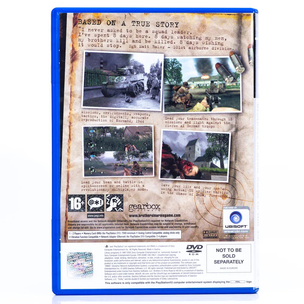 Brother in Arms Double Pack - PS2 spill - Retrospillkongen