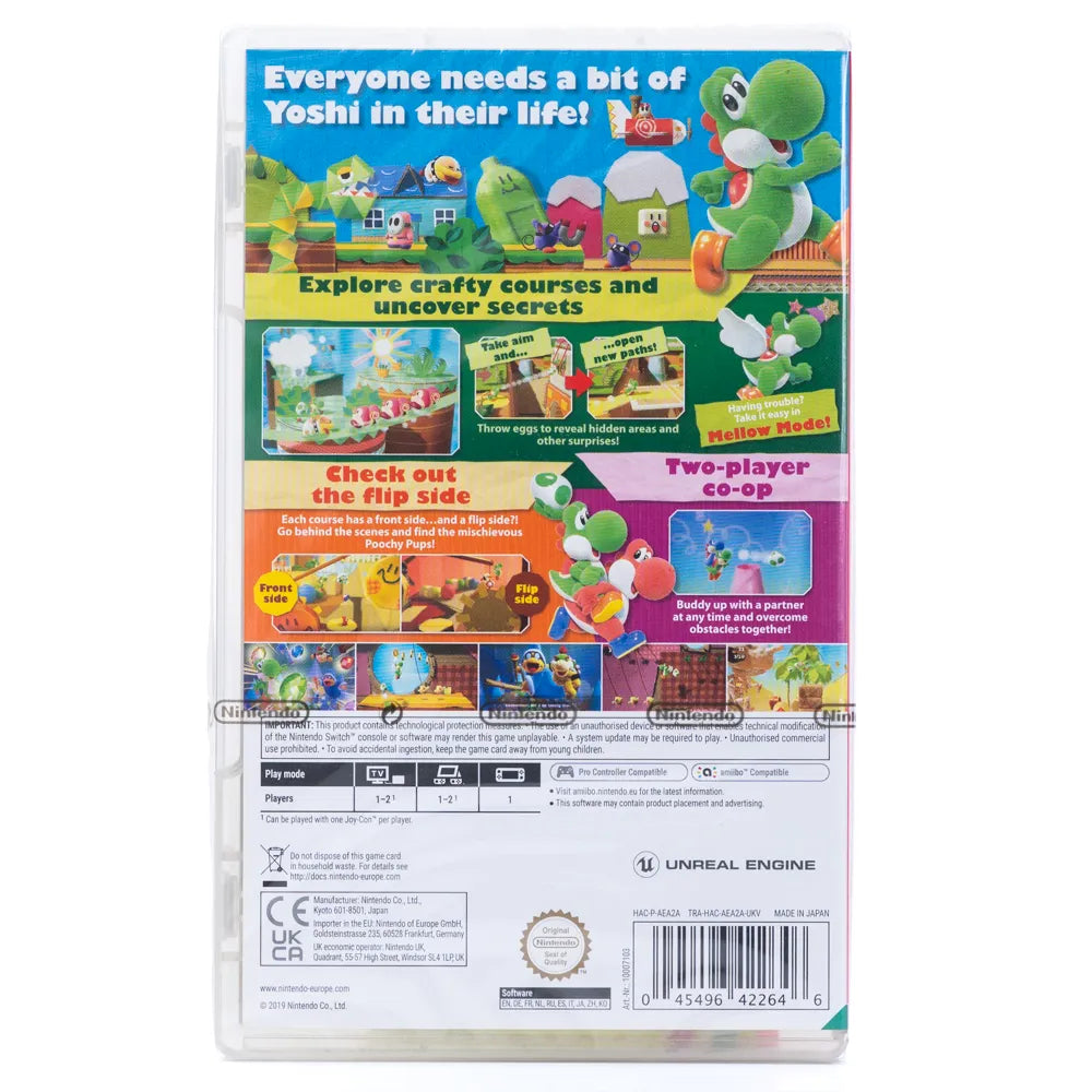 Yoshi’s Crafted World - Switch spill (Forseglet)