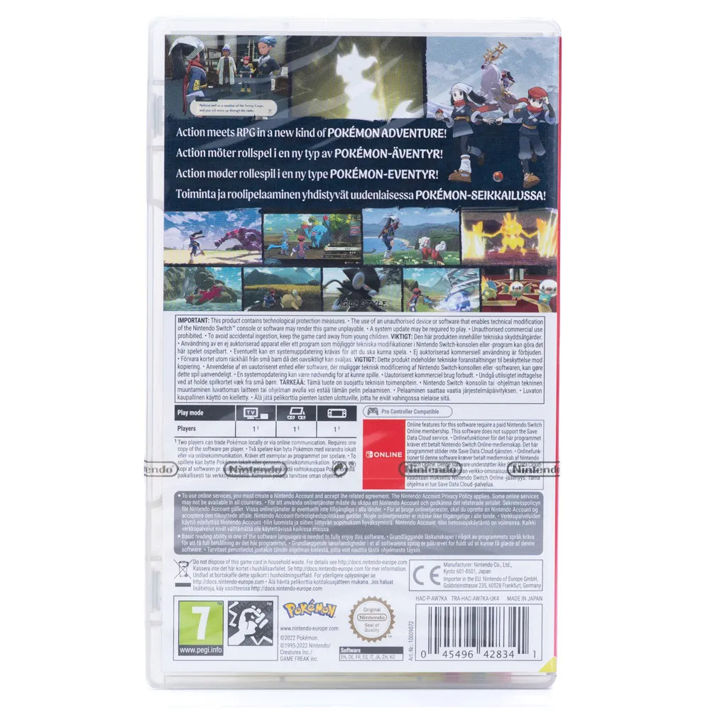Pokémon Legends: Arceus - Switch spill (Forseglet)