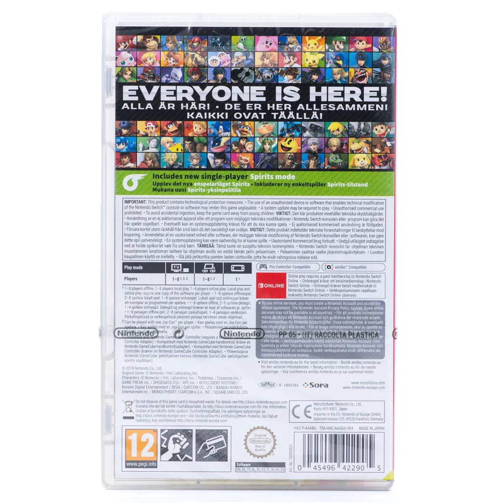 Super Smash Bros. Ultimate - Switch spill (Forseglet)