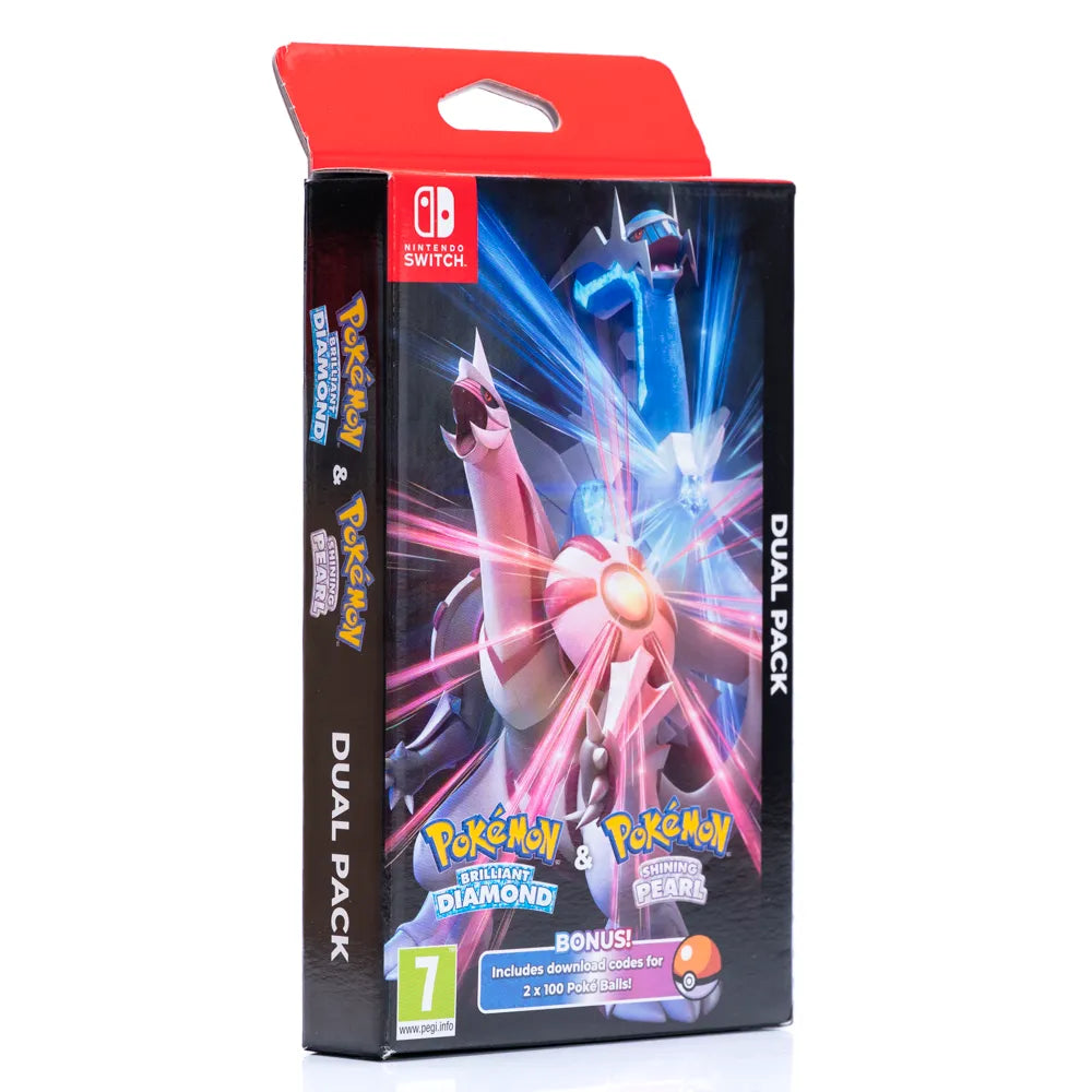 Pokémon Brilliant Diamond & Pokémon Shining Pearl Dual Pack - Switch spill - Retrospillkongen