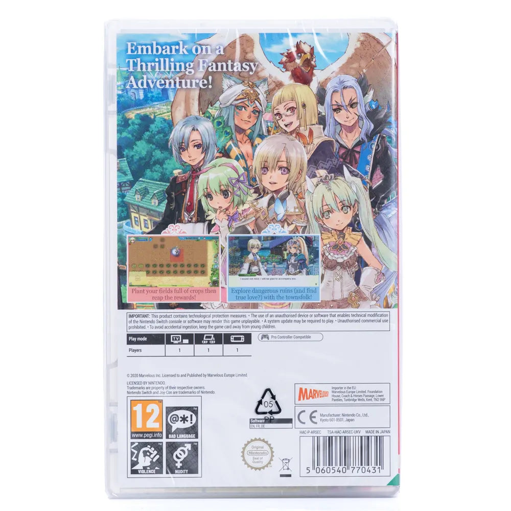 Rune Factory 4 Special - Switch spill (Forseglet)