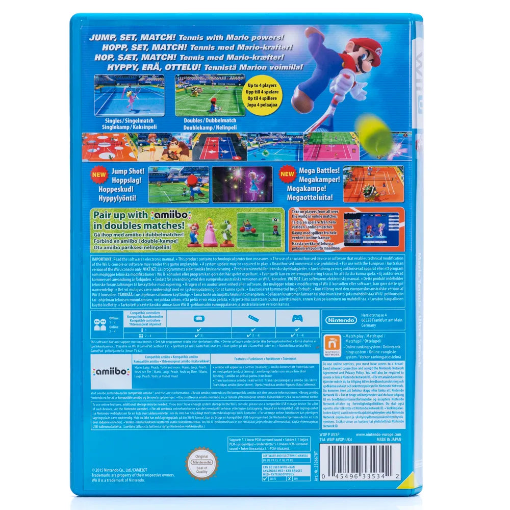 Mario Tennis: Ultra Smash - Wii U spill - Retrospillkongen