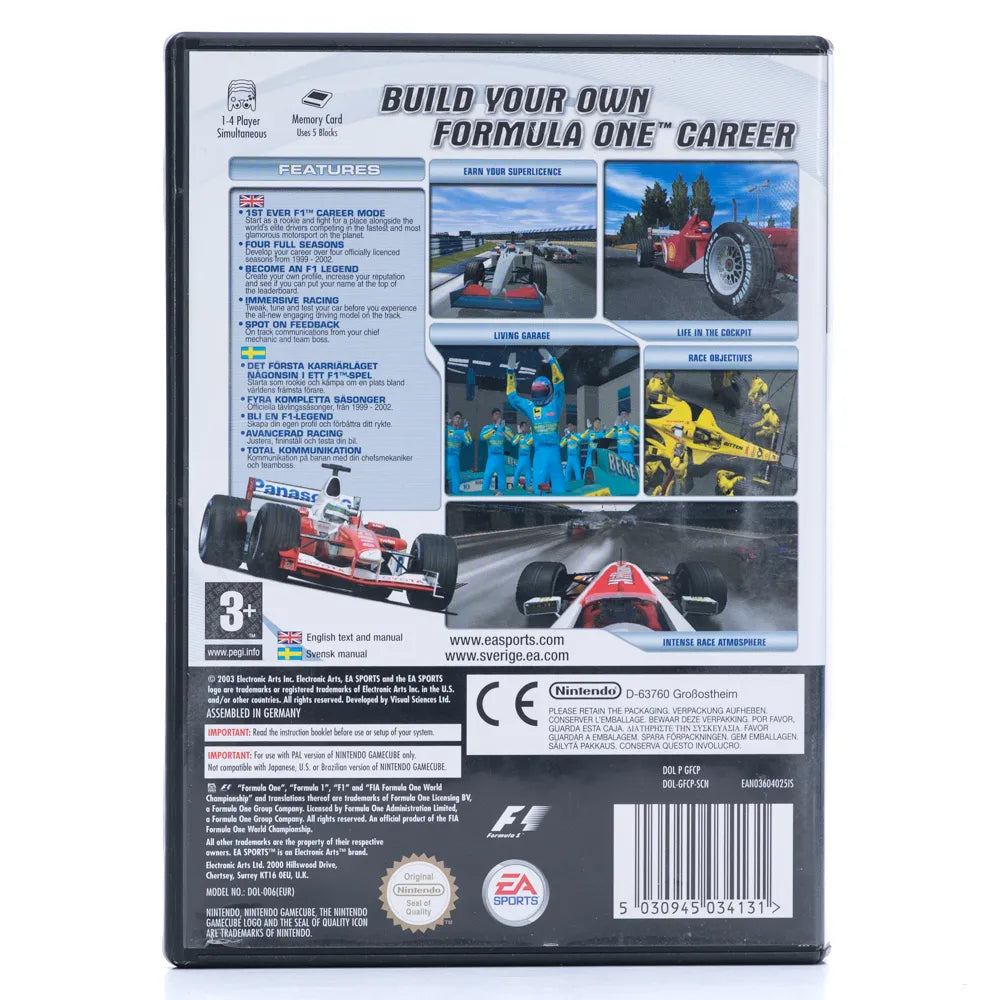 F1 Career Challenge - Gamecube spill - Retrospillkongen