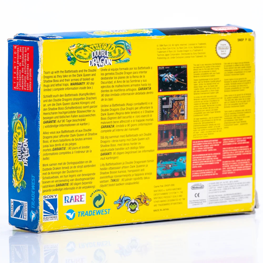 Battletoads / Double Dragon - SNES spill (I Eske) - Retrospillkongen