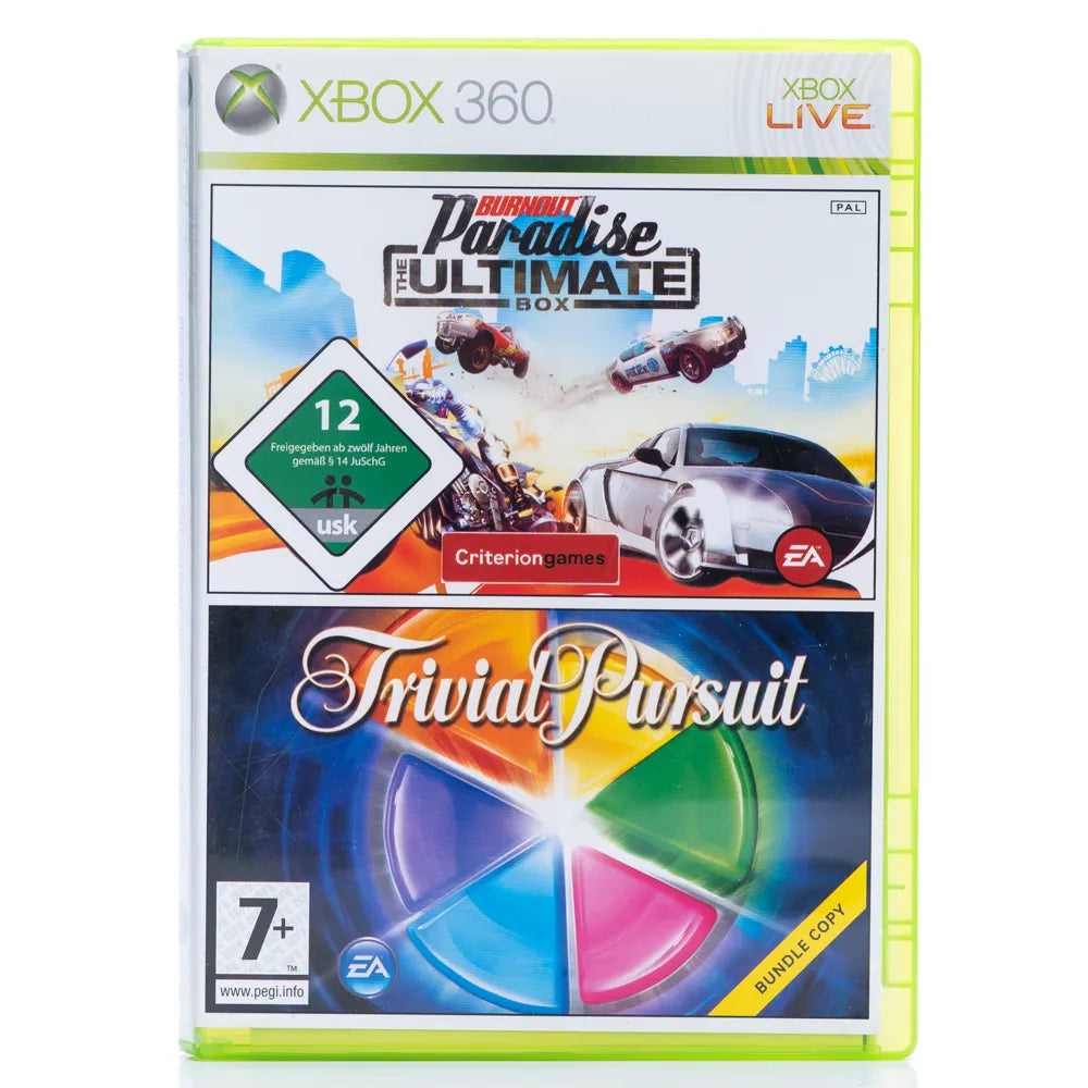 Burnout Paradise: The Ultimate Box + Trivial Pursuit - Xbox 360 spill - Retrospillkongen