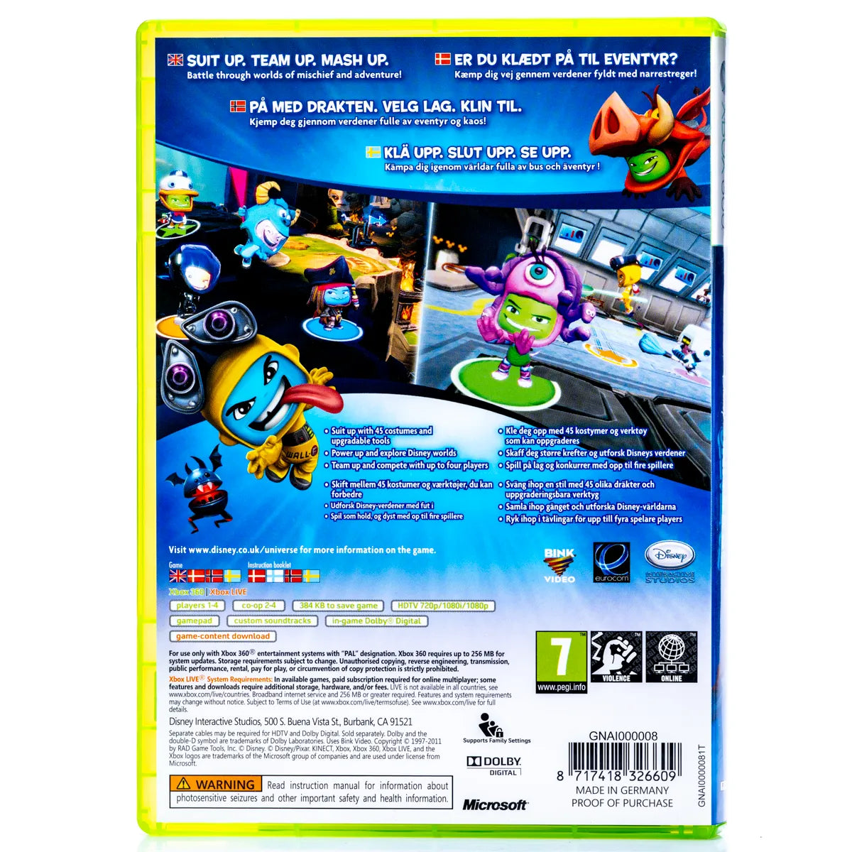Disney Universe - Xbox 360 spill - Retrospillkongen
