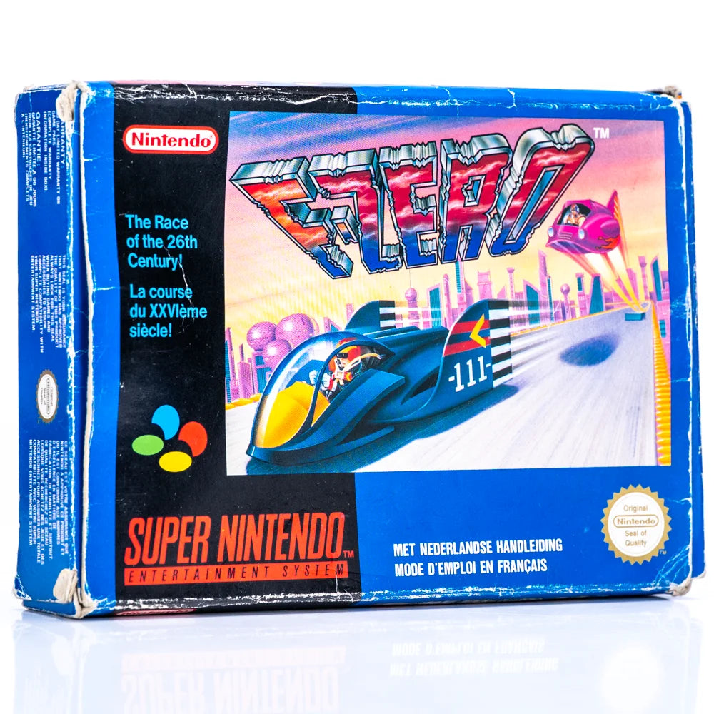 F-Zero - SNES spill (I Eske) - Retrospillkongen