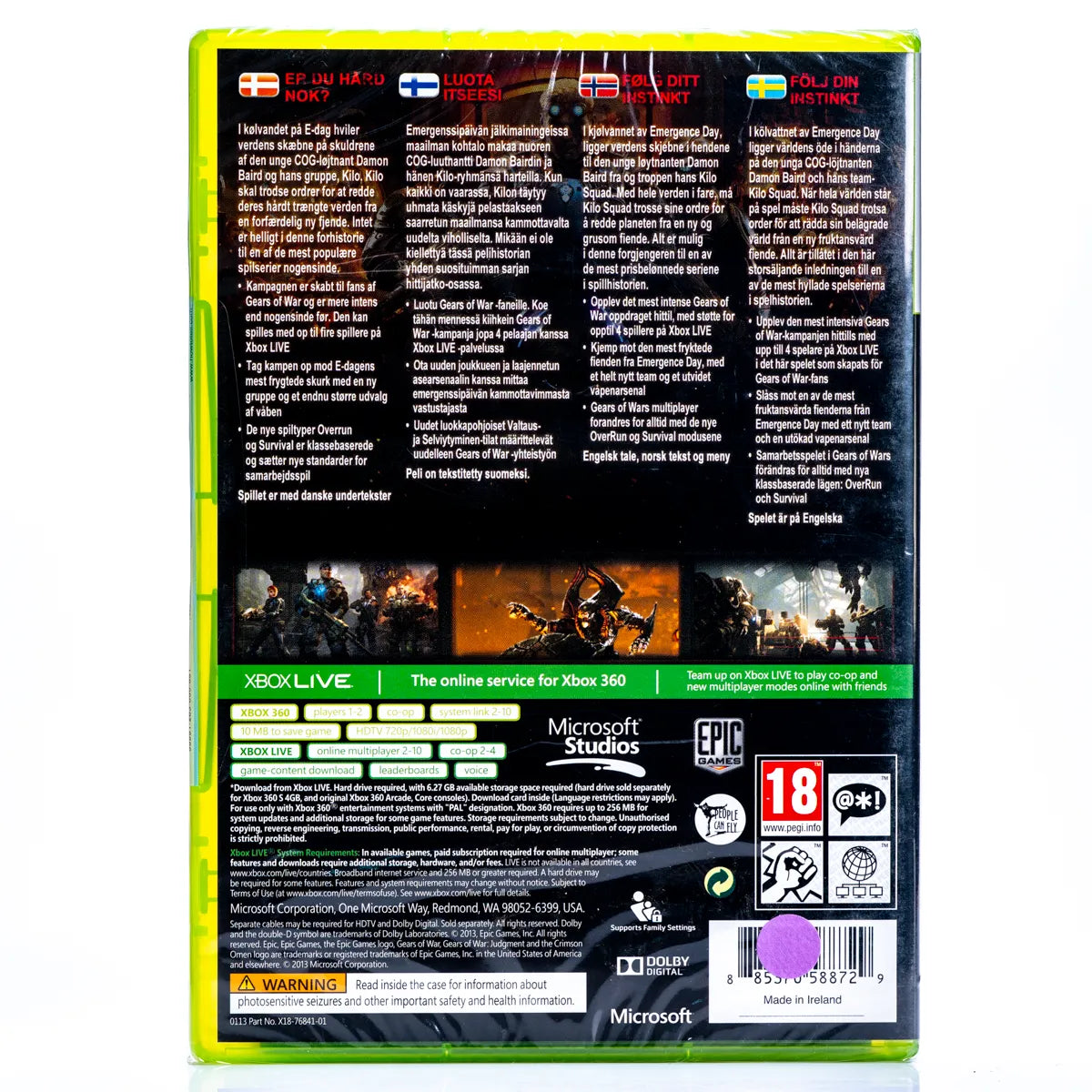Gears of War: Judgment  - Xbox 360 Spill (Forseglet) - Retrospillkongen