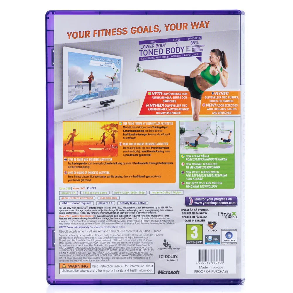 Your Shape: Fitness Evolved 2012 - Xbox 360 spill - Retrospillkongen