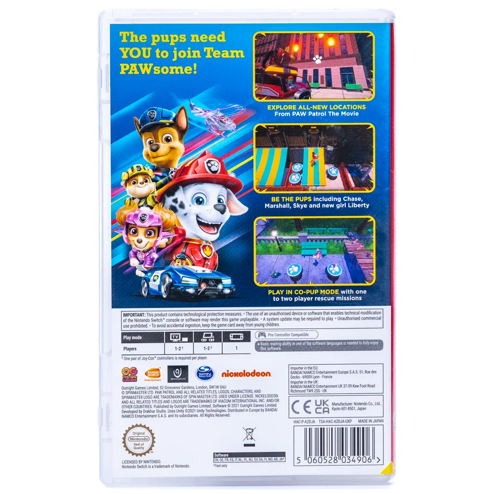 PAW Patrol: Adventure City Calls - Switch spill - Retrospillkongen
