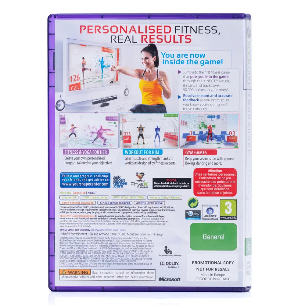 Your Shape: Fitness Evolved - Xbox 360 spill - Retrospillkongen