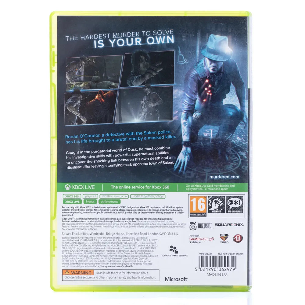 Murdered: Soul Suspect - Xbox 360 spill