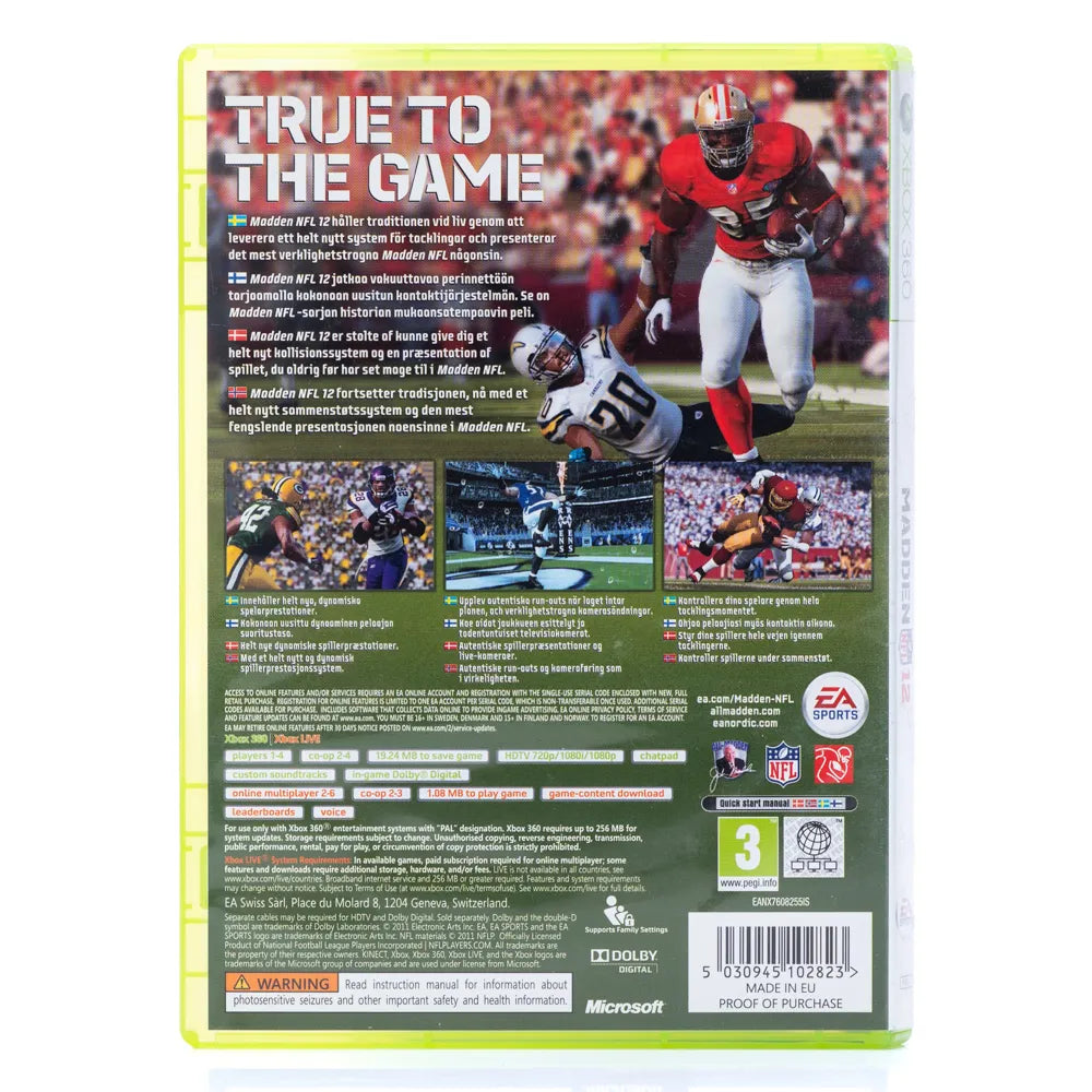 Madden NFL 12 - Xbox 360 spill - Retrospillkongen