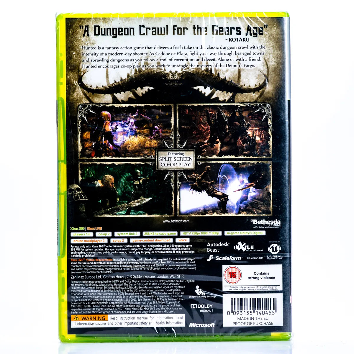 Hunted: The Demon's Forge - Xbox 360 Spill (Forseglet) - Retrospillkongen