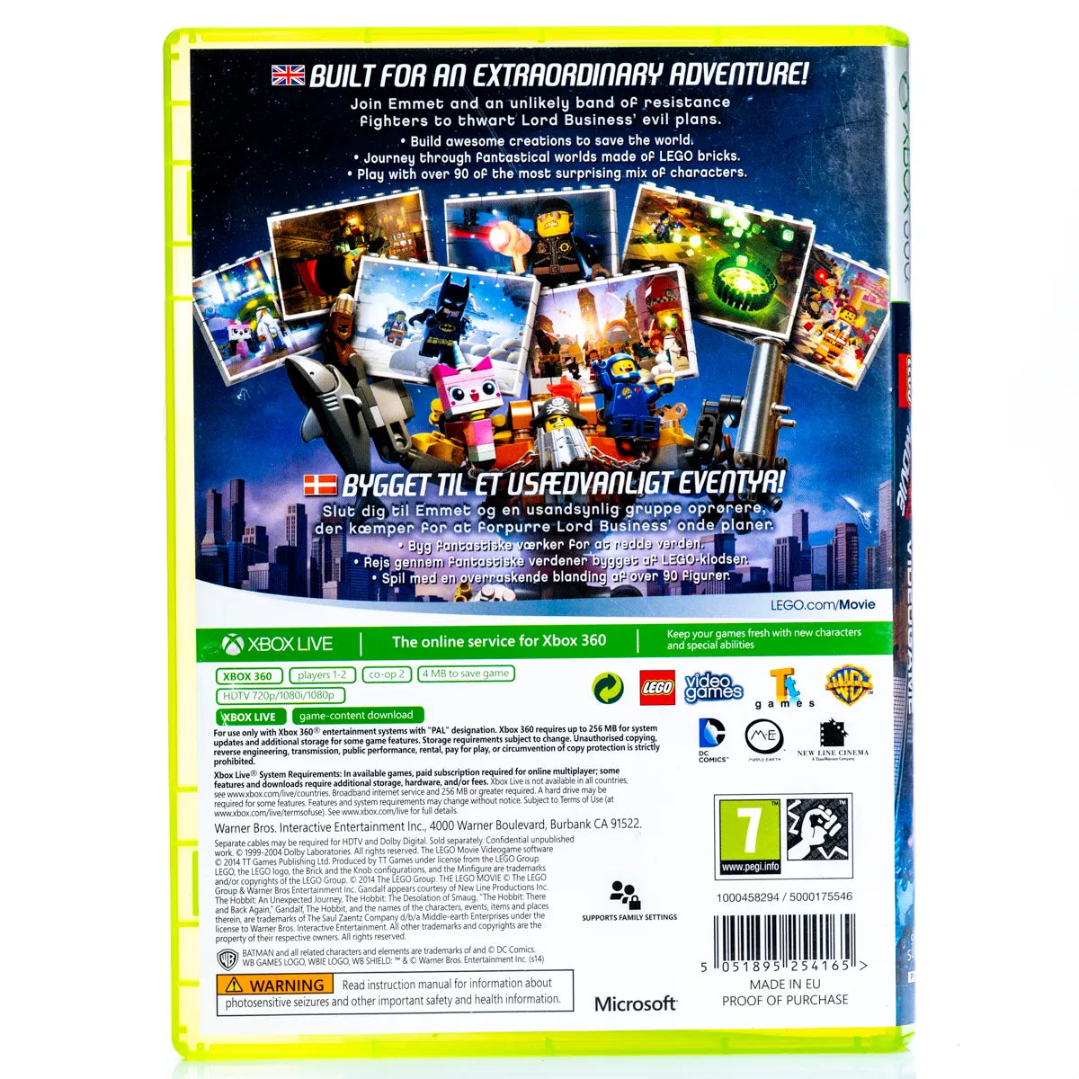 The LEGO Movie Videogame - Xbox 360 spill - Retrospillkongen