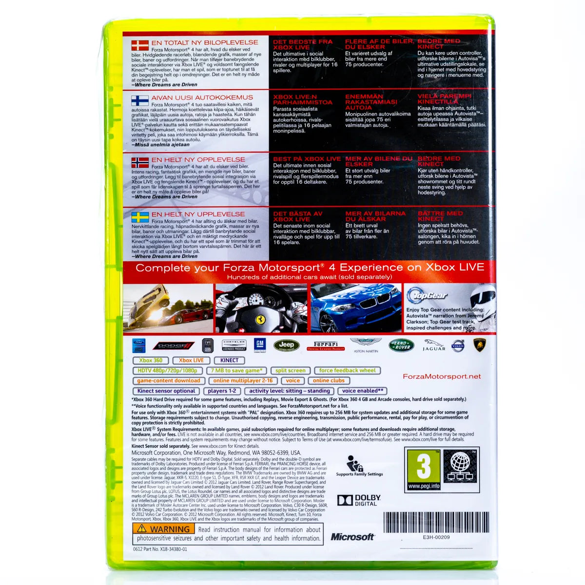 Forza Motorsport 4 - Xbox 360 Spill (Forseglet) - Retrospillkongen