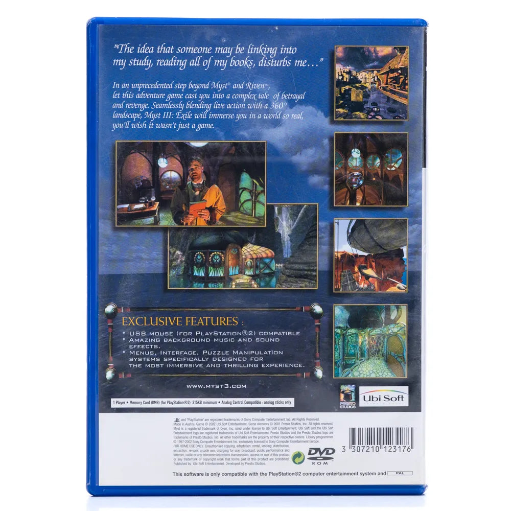 Myst III: Exile - PS2 spill - Retrospillkongen