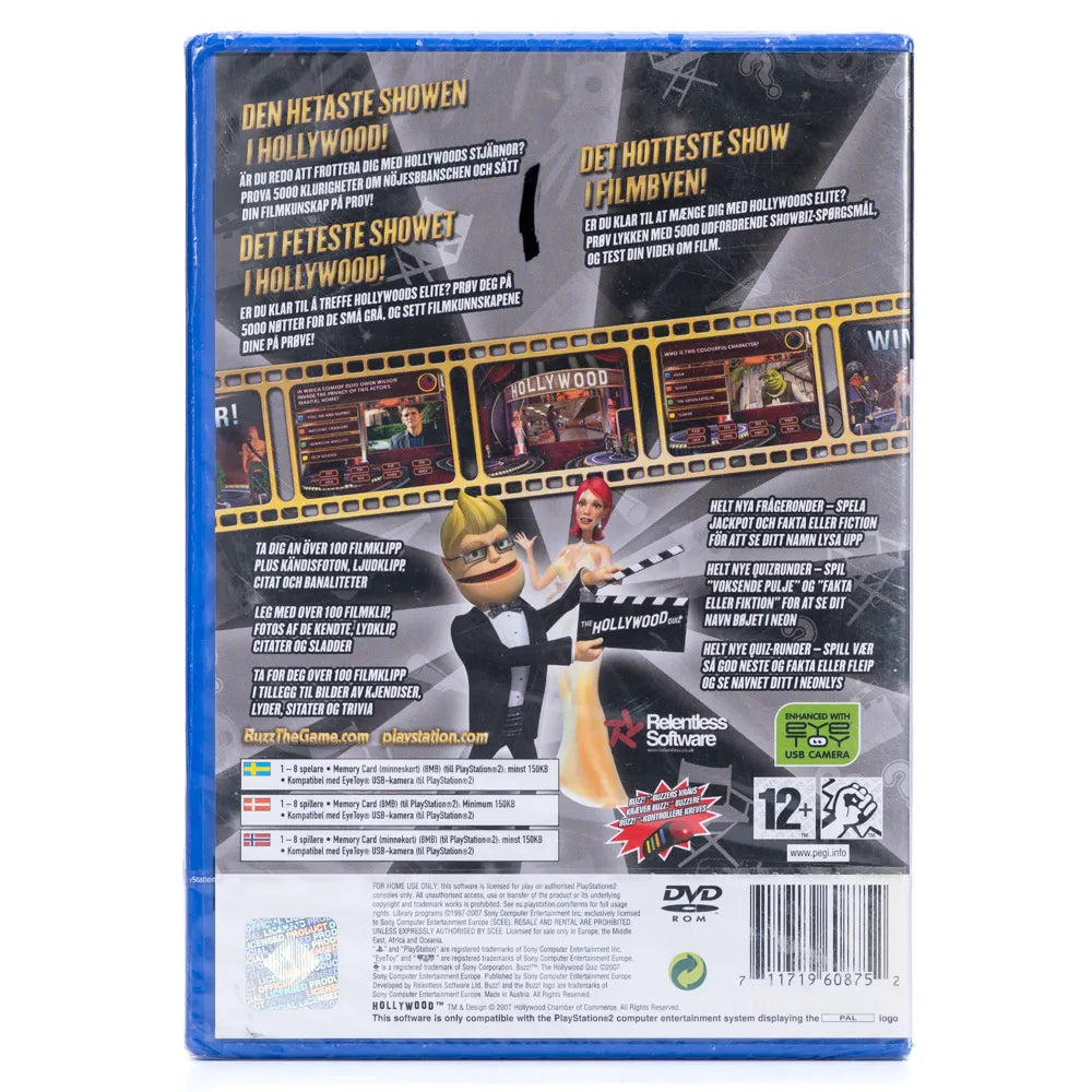 Buzz! The Hollywood Quiz - PS2 spill - Retrospillkongen