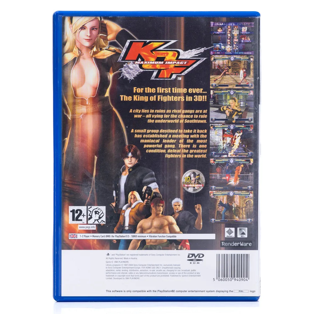 KOF: Maximum Impact - PS2 Spill - Retrospillkongen