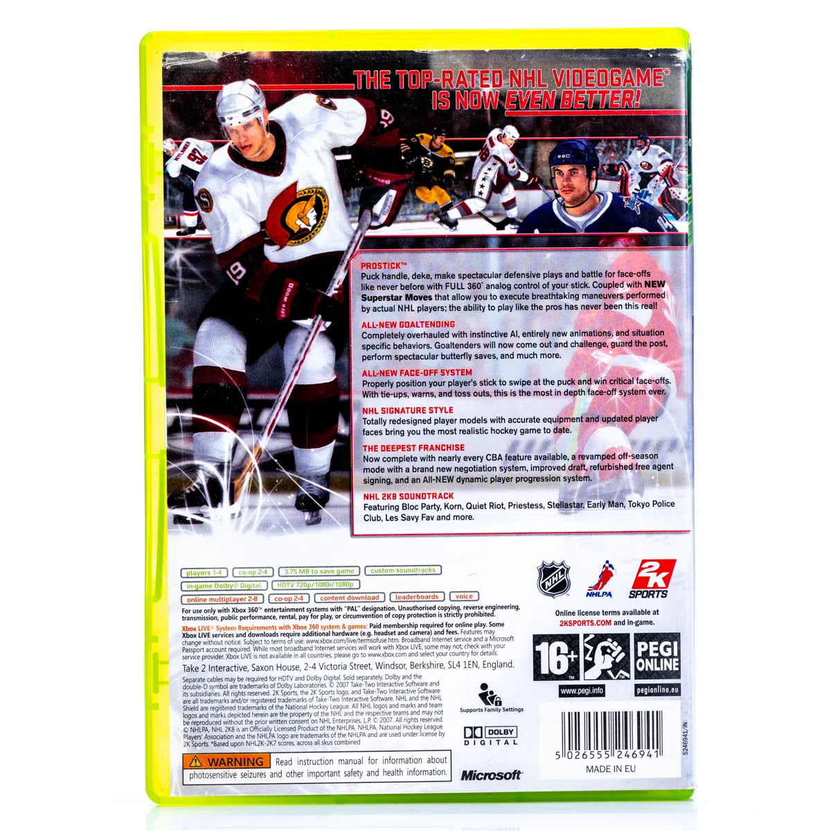 NHL 2K8 - Xbox 360 spill - Retrospillkongen