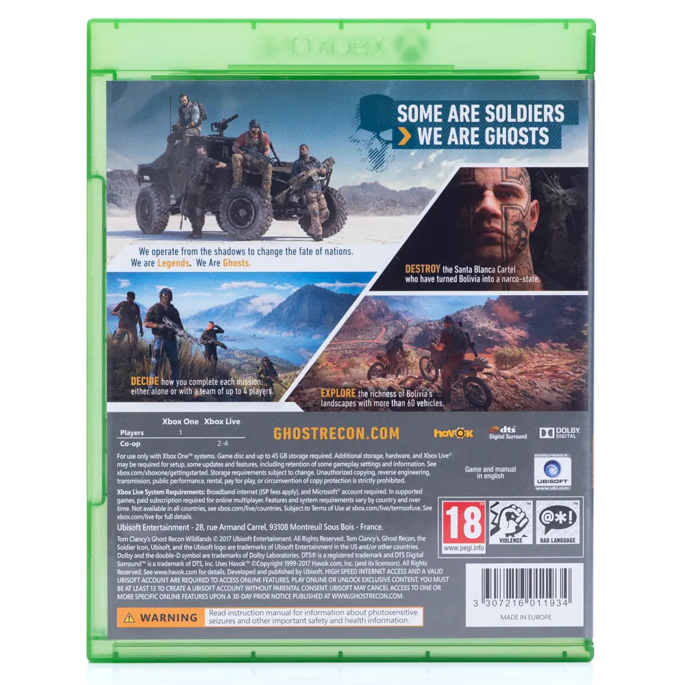 Tom Clancy’s Ghost Recon Wildlands Deluxe Edition - Xbox One spill