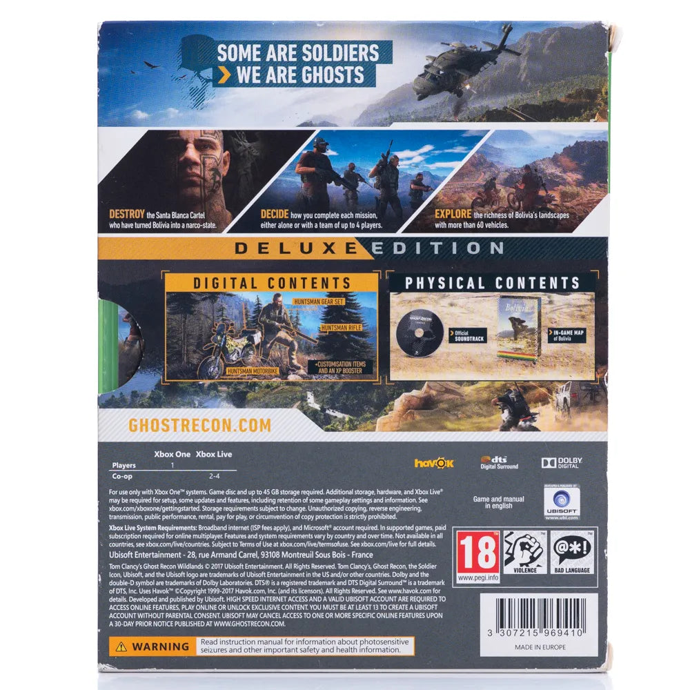 Tom Clancy’s Ghost Recon Wildlands Deluxe Edition - Xbox One spill