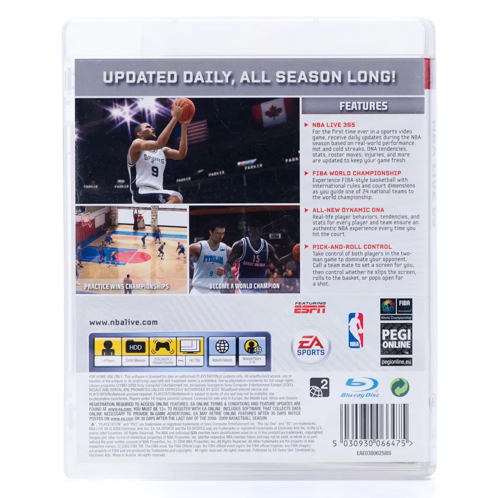 NBA LIVE 09 - PS3 spill - Retrospillkongen