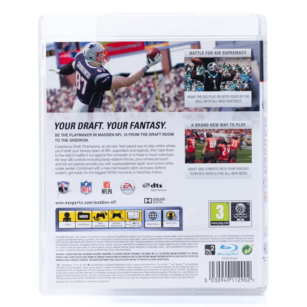 Madden NFL 16- PS3 spill - Retrospillkongen