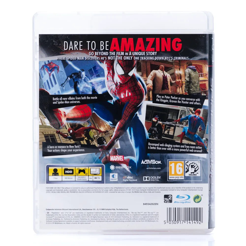 The Amazing Spider-man 2  - PS3 spill - Retrospillkongen