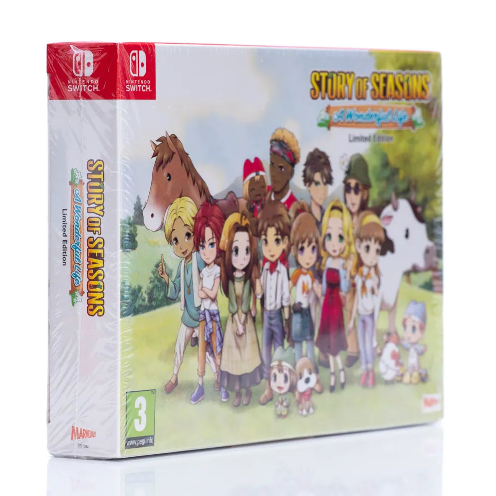 Story of Seasons: A Wonderful life (Limited Edition) - Switch spill (Forseglet i Eske) - Retrospillkongen