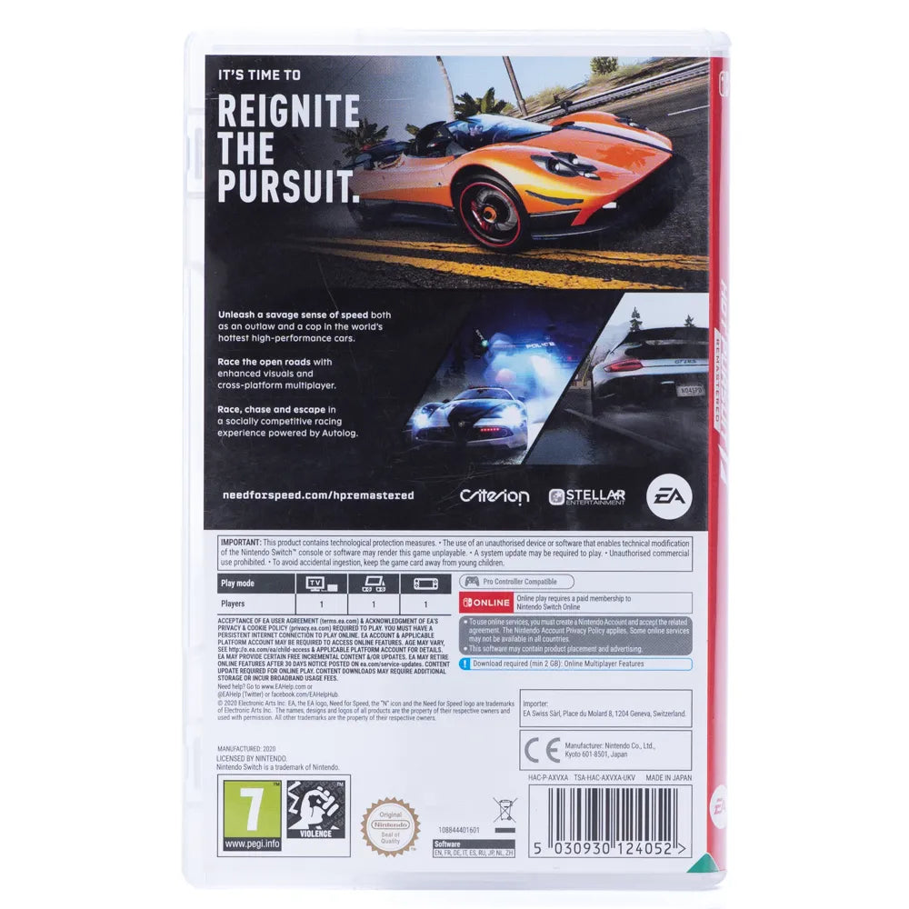 Need for Speed: Hot Pursuit Remastered - Switch spill - Retrospillkongen