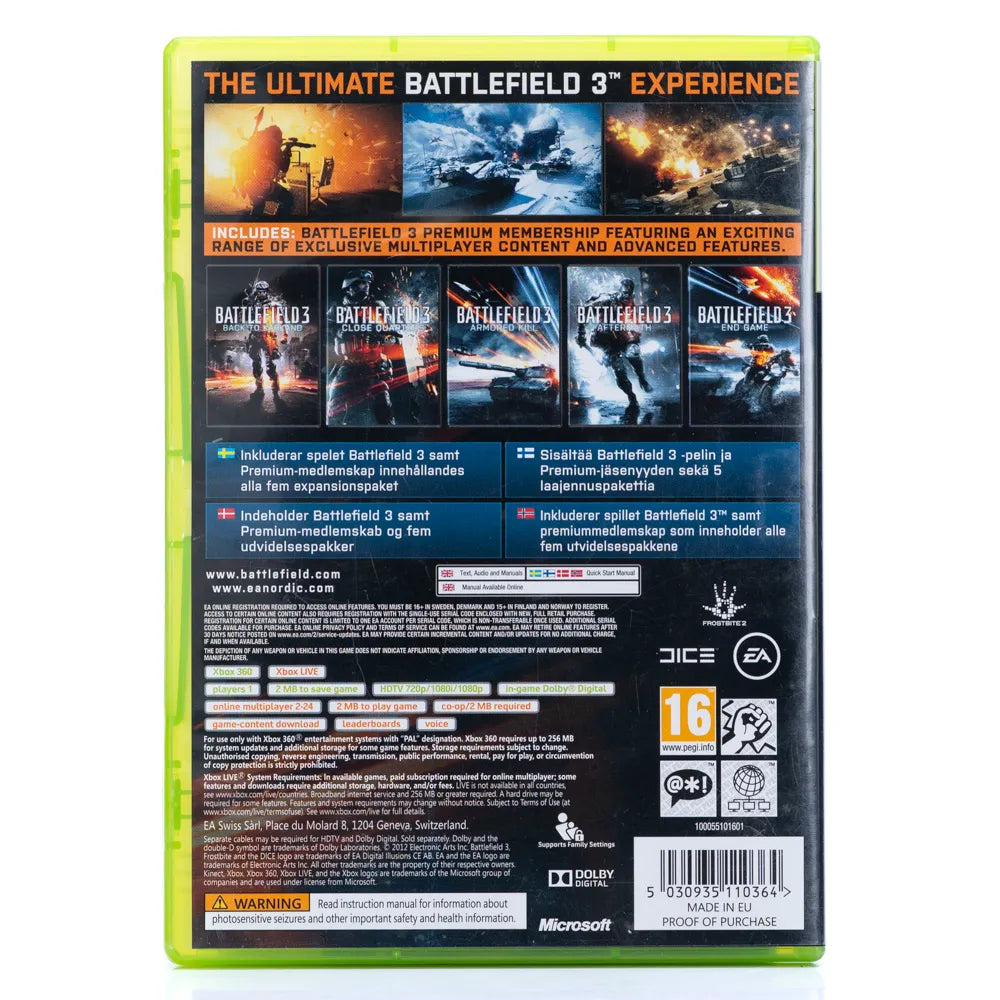 Battlefield 3 - Xbox 360 spill - Retrospillkongen