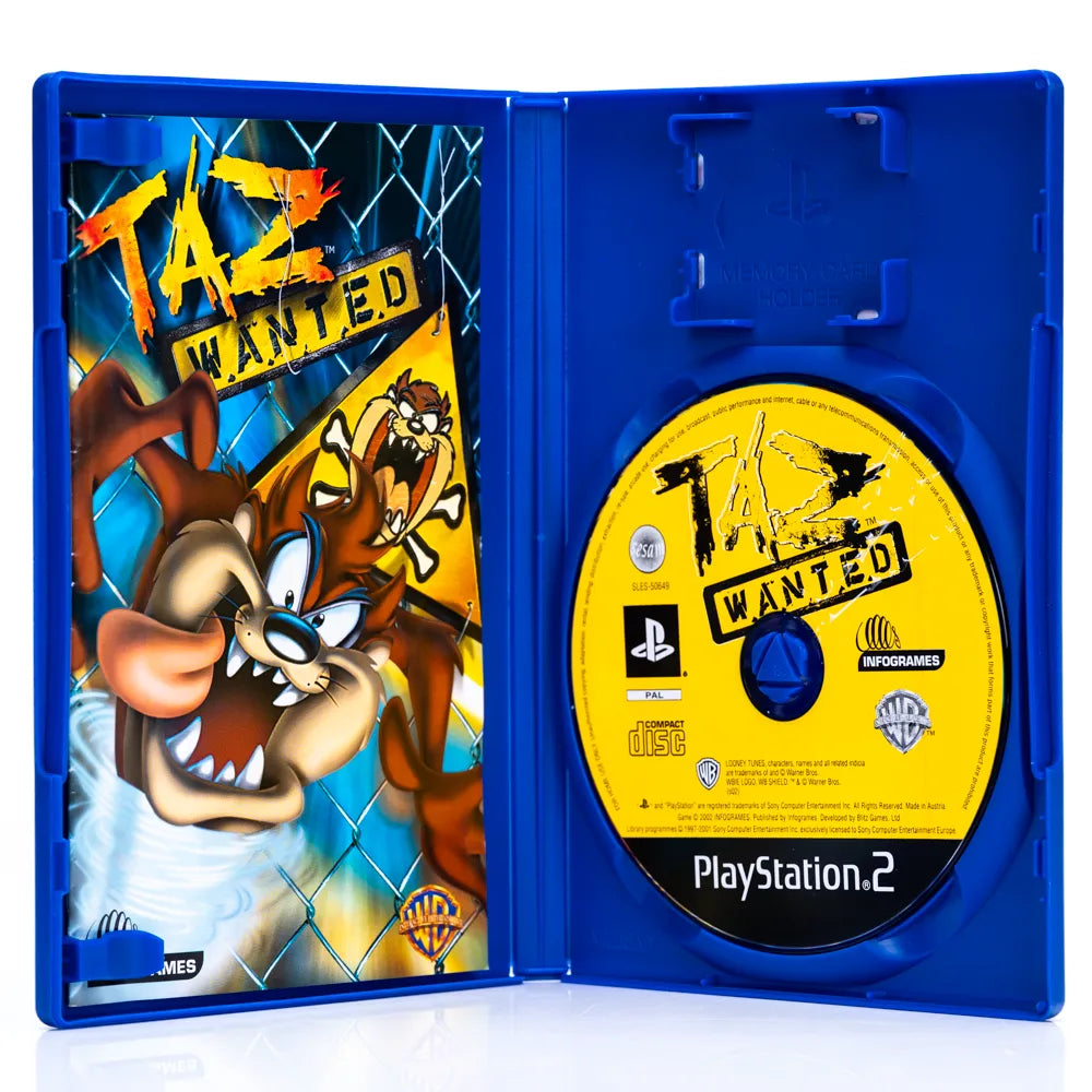 TAZ Wanted - PS2 spill - Retrospillkongen