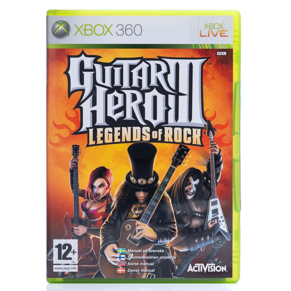 Guitar Hero 3: Legends of Rock- Xbox 360 Spill (Forseglet) - Retrospillkongen