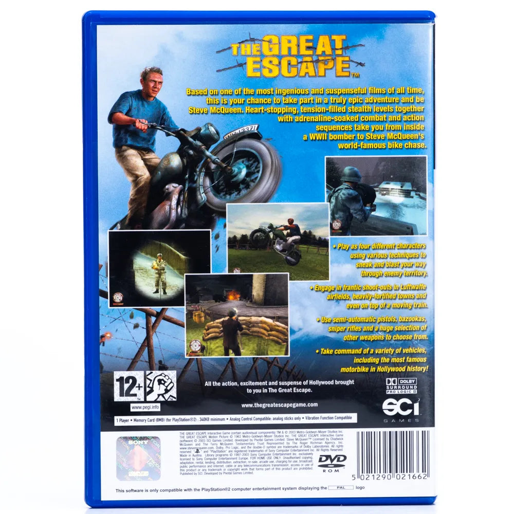 The Great Escape - PS2 spill - Retrospillkongen