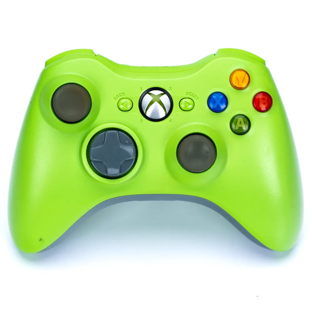 Xbox 360 Trådløs Kontroller Limegrønn - Retrospillkongen